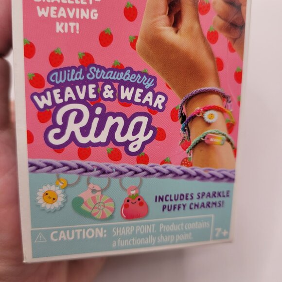 Loopdedoo Weave and Wear Bracelet Weaver Strawberry and Space Lot of 2 NEW - Picture 6 of 7